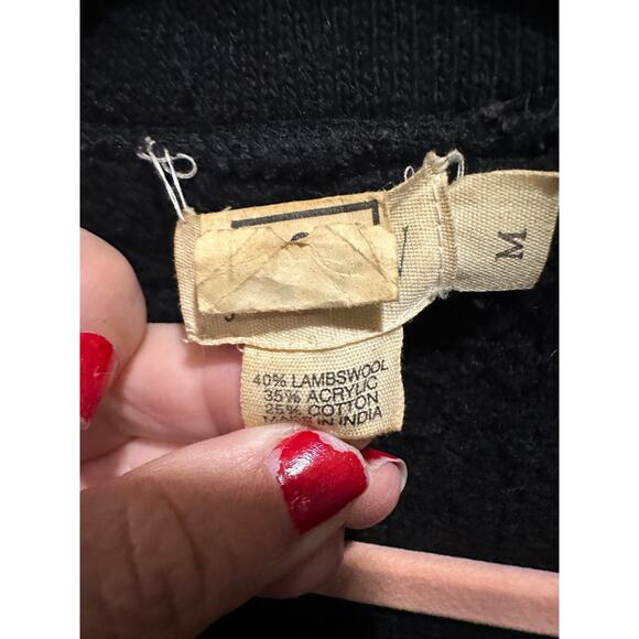 Vintage J.Crew Wool Blend Sweater Coat Medium Boxy Fit 90s Minimalist Chic - Picture 11 of 11